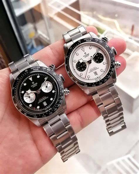 tudor heritage black bay chrono vs rolex daytona|rolex daytona vs black bay.